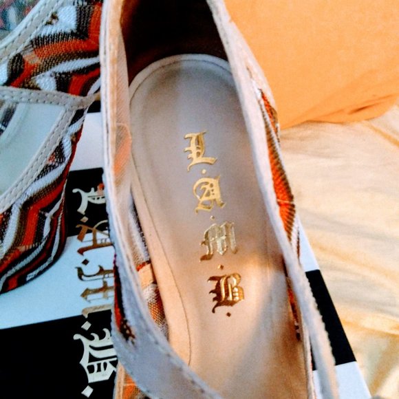 L. A. M. B By Gwen Stefani Verdu ankle strap Heels - Picture 3 of 9